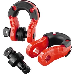 VEVOR 3/4" D-Ring Shackle, 2 Pack Alloy Steel Shackles 66139 lbs (30 Ton) Break Strength with 7/8" Screw Pin, Isolators & Washers - 1 of 4