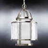 Urban Ambiance Luxury Art Deco Deco Pendant Light,  18.25"H x 11.75"W,  Brushed Nickel Finish, UHP2091 - 3 of 4