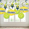 Big Dot of Happiness Let’s Rally - Pickleball - Birthday or Retirement Party Hanging Decor - Party Decoration Swirls - Set of 40 - 3 of 4