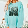 Touch Down Block Distressed - Women's Lightweight Garment Dyed Sweatshirt - 3 of 4