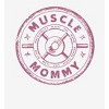 Muscle Mommy Weight Plate Adult Long Sleeve Hoodie - 2 of 2