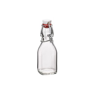 Bormioli Rocco Square Swing Top Glass 4.25 Oz. Bottles, Set of 4 - 1 of 2