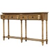 NicBex Console Table Sofa Table with 2 Storage Drawers and Bottom Shelf Side Table Easy Assembly for Living Room, Entryway, Foyer - 3 of 4