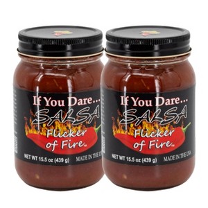 If You Dare Foods 15.5 oz Flicker Of Fire Mild Salsa - Pack of 2 - 1 of 4