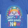 Boys' - Paw Patrol - Just A Pup Who Loves Snow Short Sleeve Graphic T-Shirt - 2 of 4