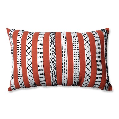 12"x20" Decorative Bands Lumbar Throw Pillow - Pillow Perfect