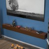 Fireplace Mantel Wooden Wall Mounted Floating Shelf 8" Deep Solid Pine Wood - 3 of 4
