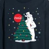 Men's - Coca-Cola - Christmas Tree Long Sleeve Graphic T-Shirt - 2 of 4