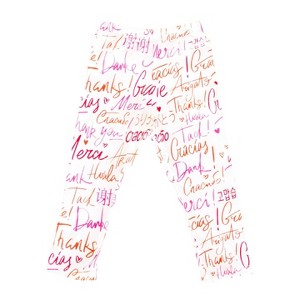Mixed Up Clothing Baby Girl Thank You Leggings - 1 of 2