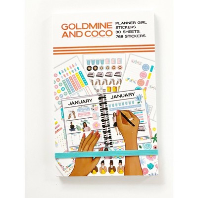 Planner Girl Sticker Book - Goldmine and Coco