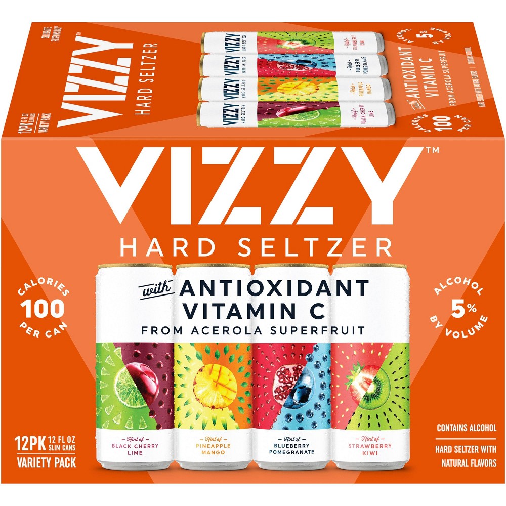 UPC 034100012328 - Vizzy Hard Seltzer Variety Pack - 12pk/12 fl oz Slim ...