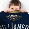 Sleep Squad New Orleans Pelicans Zion Williamson 60 x 80 Raschel Plush Blanket - 3 of 4