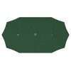 Ainfox 13ft Outdoor Patio Umbrella with Solar Lights, Double-sided Deck Pool Umbrella with 1.5 Inch Pole, Fade Resistant  for Porch, Market, Backyard - 3 of 4