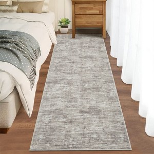 Washable Rugs for Living Room Modern Distressed Bedroom Rug Soft Large Area Rug Non Slip Throw Rugs Low Pile Stain Resistant Carpet for Dining Room - 1 of 4