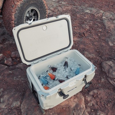 Black 65 Quart Bear Resistant Wheeled Cooler with Hardsided Exterior