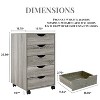 Home Imports Emporium 5-Drawer Office File Storage Cabinet - 2 of 4