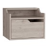 NicBex Floating Nightstand, Modern Night Stand Frame with Modern Dual-Tier Design, Wall Mounted Nightstand with Spacious Single Drawer - 3 of 4