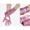 INSPIRE CHIC Women's Metallic Full Finger Wrist Length Gloves - 3 of 4