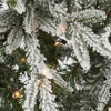 National Tree Company Snowy Montgomery 7-Foot Clear Prelit Slender Corner Christmas Tree with 300 White Lights & Metal Base, Hinged for Easy Assembly - 4 of 4