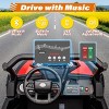 JOYRACER 24 Volt 4X4 Ride on Toys with 2 Seat, 600W Power UTV Car 4 Wheeler for Big Kids with Remote Control, Storage, 3 Speeds, Bluetooth Music - 3 of 4