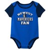 NBA Dallas Mavericks Infant Boys' 3pk Bodysuit Set - 2 of 4