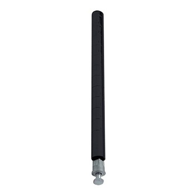 Quantum Storage Systems Post With Leveling Legs, 39"H, Numbered Grooves In 1" Increments