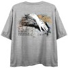 The Twilight Zone Collage Key Art Crew Neck Short Sleeve Gray Heather Women's Crop Top - 2 of 4