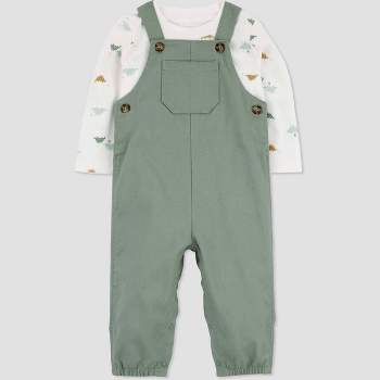 Carter's Just One You® Baby Boys' Top & Overalls Set - Green