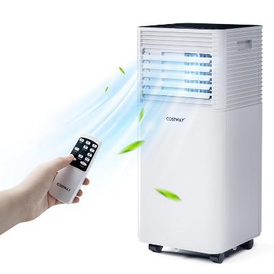 Costway 10000 BTU Portable Air Conditioner 3-in-1 Air Cooler w/Dehumidifier & Fan Mode