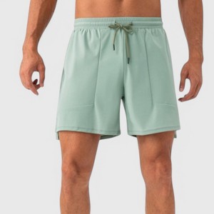 Anna-Kaci Active Men's Quick Dry Training Shorts with Elastic Waistband Adjustable Drawstring and Side Vents - 1 of 4