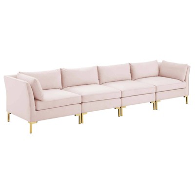 4pc Ardent Performance Velvet Sofa Set - Modway