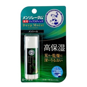 Rohto Mentholatum Deep Moist lip Balm ( Menthol ) - Deep moisture, delivered with a refreshing menthol kiss - 1 of 4