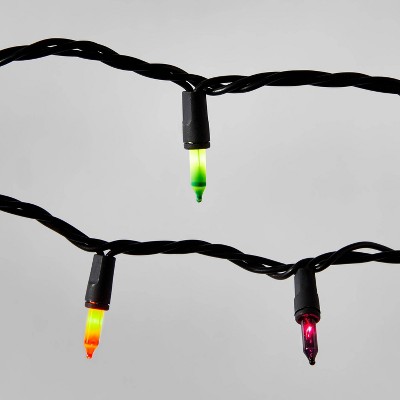 100ct Incandescent Green/Purple/Orange Halloween Mini String Lights - Hyde & EEK! Boutique™