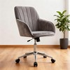 KWPZQEB Home Office Desk Chair - Adjustable Swivel Chair with Back Lumbar Support, Ergonomic Chair, Comfy Armchair for Home Office - 2 of 4