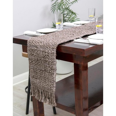 Unique Loom Chunky Jute Solid Indoor Hand Made Fringe Area Rug