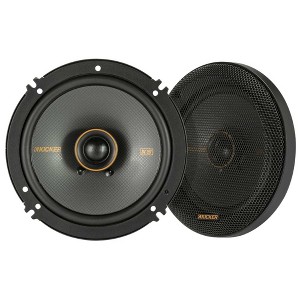 Kicker 51KSC6504 KS-Series 6.5" Coaxial Speakers with .75" tweeters, 4-Ohm, Pair - 1 of 4