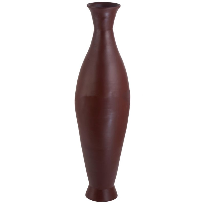 Uniquewise Modern Bamboo Floor Vase - Decorative 43-inch Vase for Living Room, Dining Room, or Entryway - Fill with Dried Branches or Flowers, Brown, 4 of 6