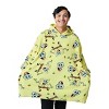Spongebob Squarepants All-Over Print Yellow Long Sleeve Oversized Hoodie Wearable Blanket-OSFA - 4 of 4