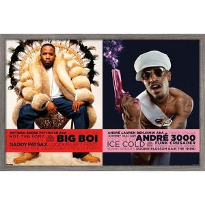 Trends International Outkast - André 3000 & Big Boi Framed Wall Poster Prints - 1 of 4
