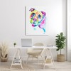 Stupell Industries Pit Bull Casual Watercolor Style Canvas Wall Art - 2 of 4
