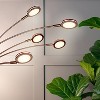 Brightech Orion 5 Modern Integrated LED Swing Arm Arc Floor Lamp Oil-Brushed Bronze: 6ft Arc Tree, Industrial Design - 4 of 4