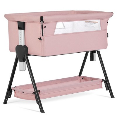 Dream On Me Brandclub Dream On Me JPMA Certified Lilly Bassinet Bedside Sleeper in Pink