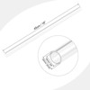 Unique Bargains Lamp Lantern Water Cooling System Acrylic Round Pipe Clear 18" - 2 of 4
