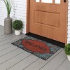 1'6"x2'6" 'Welcome' Renaissance Diamonds Doorscapes Mat - Mohawk: Outdoor Stain-Resistant Floral Door Mat - 3 of 3