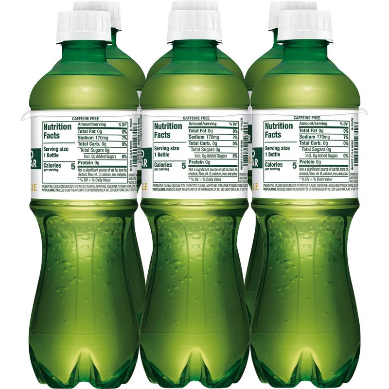 Canada Dry Zero Sugar Ginger Ale Soda Bottles - 6pk/16.9 fl oz, 6 of 10