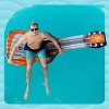 Jasonwell Inflatable Pool Float Mattress Lounger for Adults, Large Comfortable Floatie for Stomach & Back Tanning, Guitar Design, 88"L x 30"W - 3 of 4