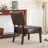 CENGHU Blended Leather Tufted Accent Chair, Living Room Chair with Oversized Seating - 4 of 4