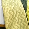 Slickblue Quilt Set Full/Queen with 2 Shams, Pre-Washed Reversible Bedding, Horizontal Stripes, 10 Colors, 3 Piece - 4 of 4