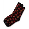 Memoi Women's Autumn Falling Leaves Rayon Blend Crew Socks - image 3 of 3