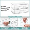 Sorbus Clear Acrylic Drawer Organizers - Makeup Case Pull-Out Drawers - 4 of 4